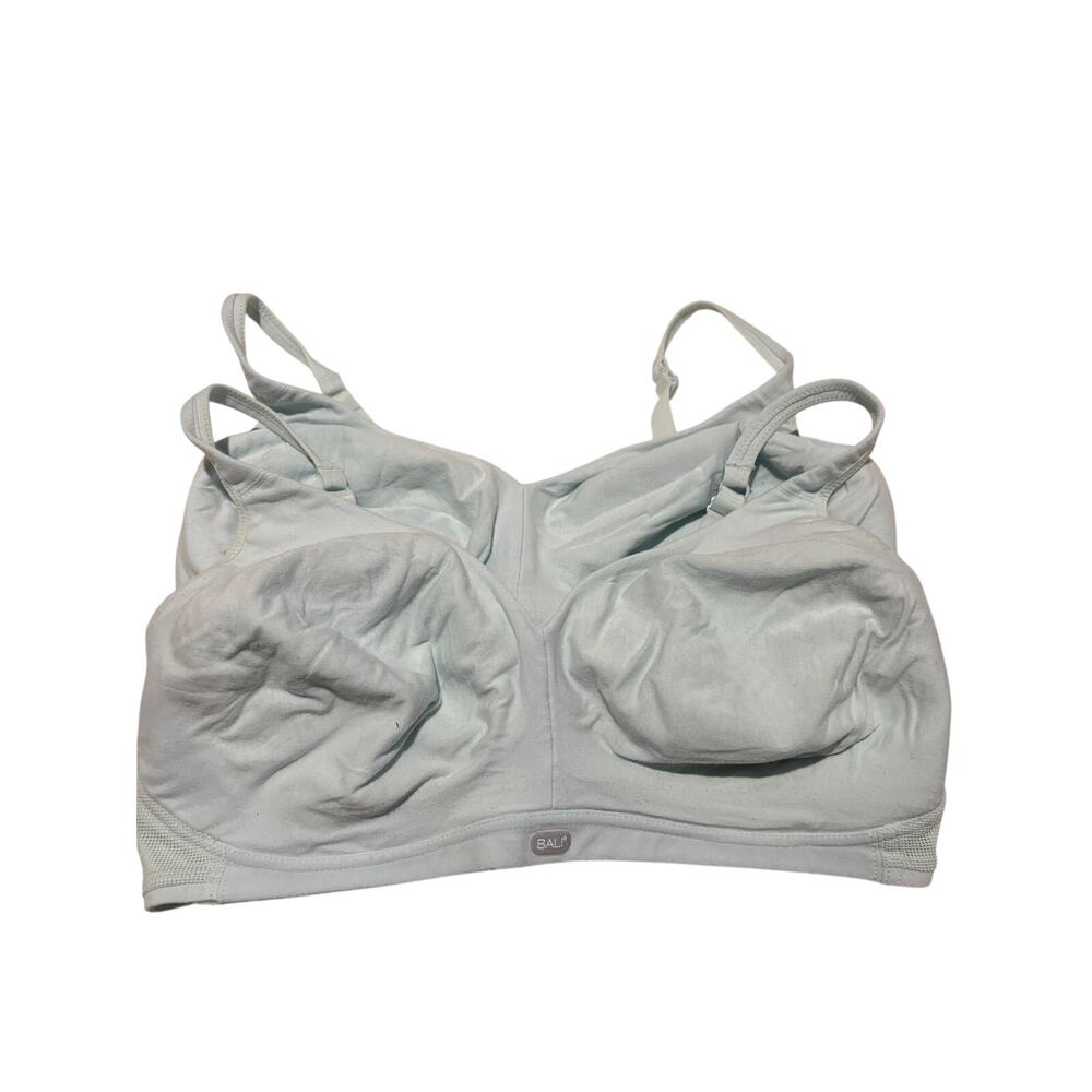 Bali 40DD turquoise bra duo style 3375 in guc adjustable straps light padding